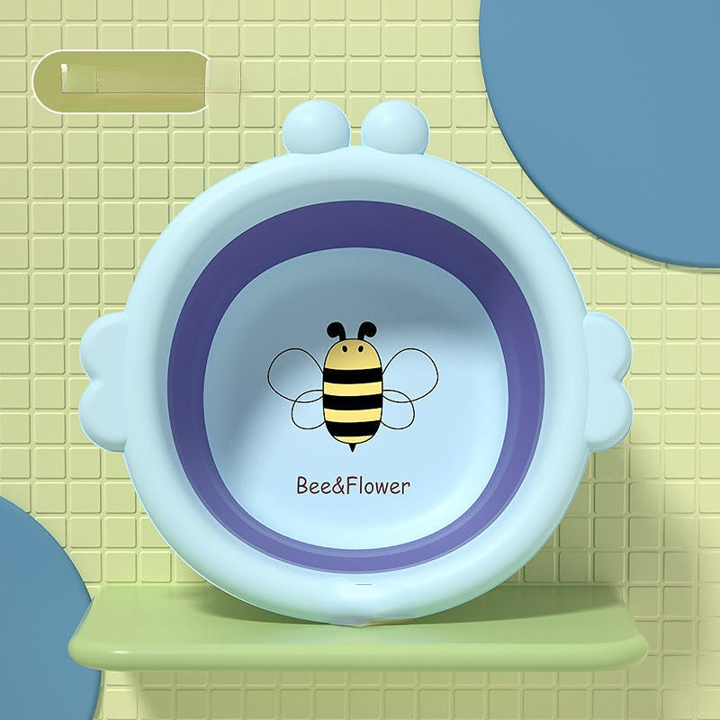 Wholesale Baby Toddler Foldable Basin Hanging Baby Supplies Plastic